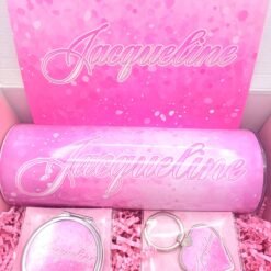 Pink Watercolor Splash Giftbox