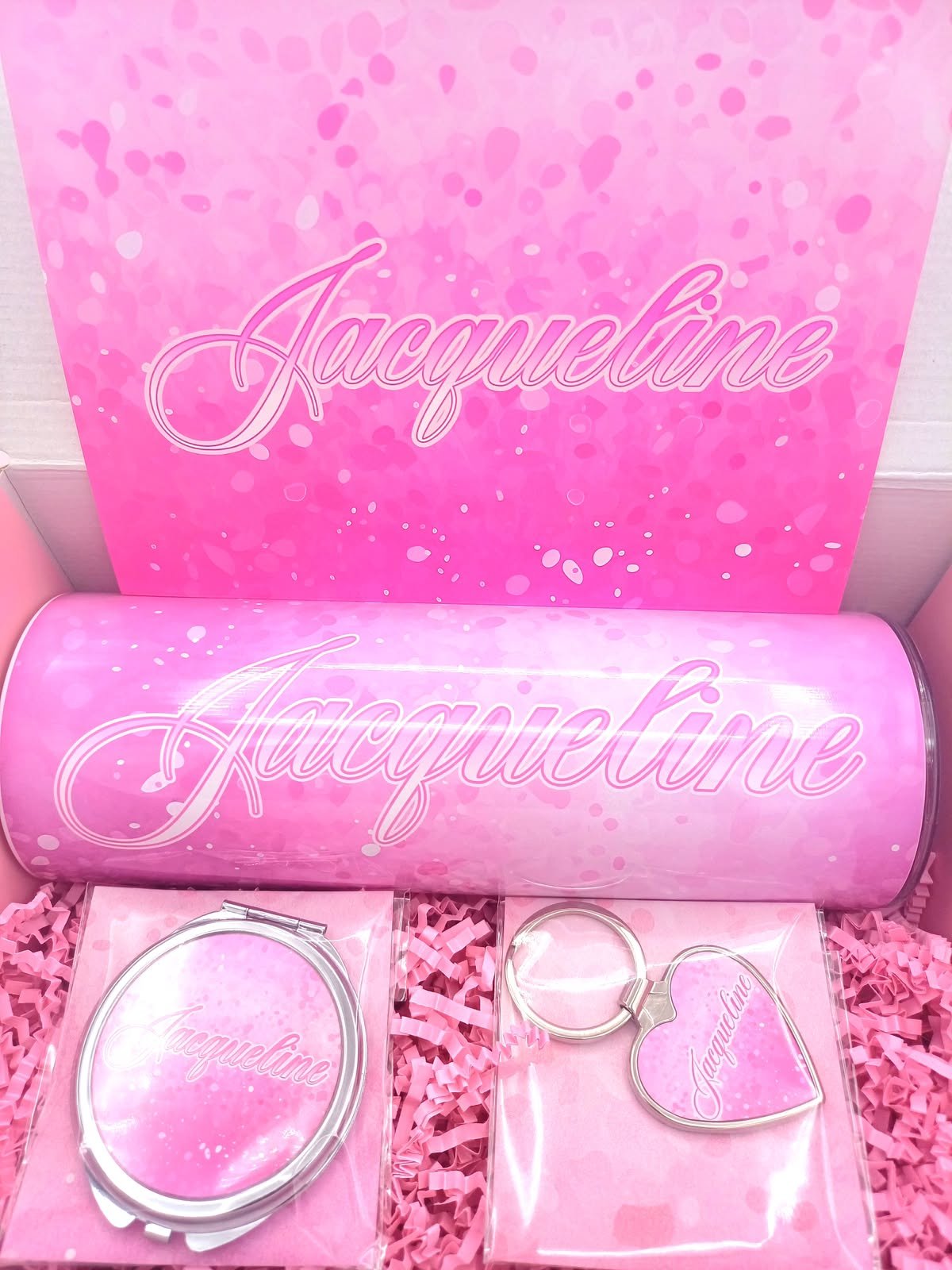 Pink Watercolor Splash Giftbox