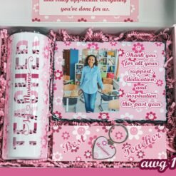 Pink Flowers Teacher Giftbox