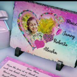 Pastel Watercolor Cloud Photo Stone