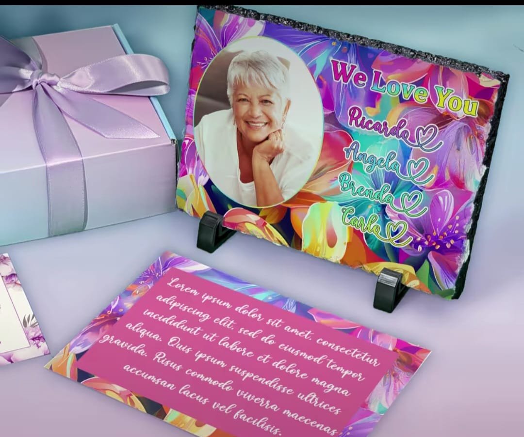 Vibrant Retro Hawaiian Photo Stone