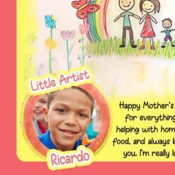 Little Artist Framed Mother's Day Gift - Image 4