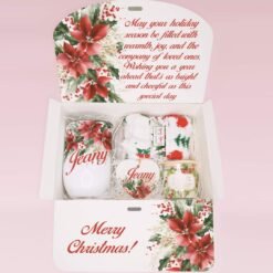 Festive Poinsettia Giftbox