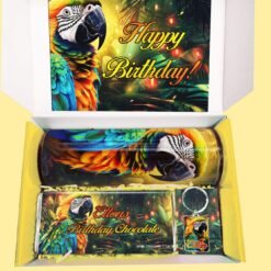 Vibrant Macaw Celebration Giftbox