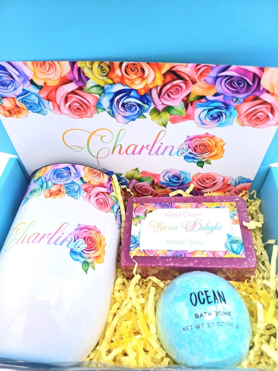 Purple Yellow Giftbox