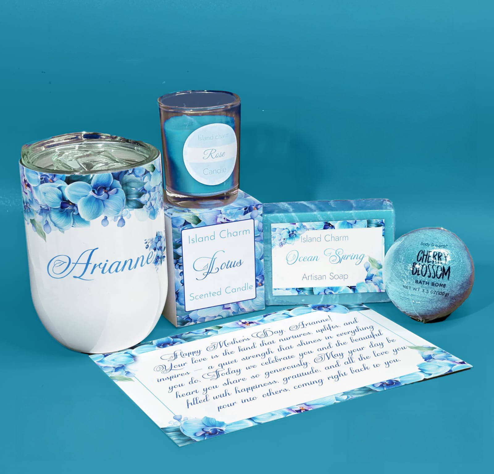 Coastal Porcelain Blue floral Giftbox