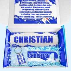 Blue Cobalt Paint Splash Giftbox