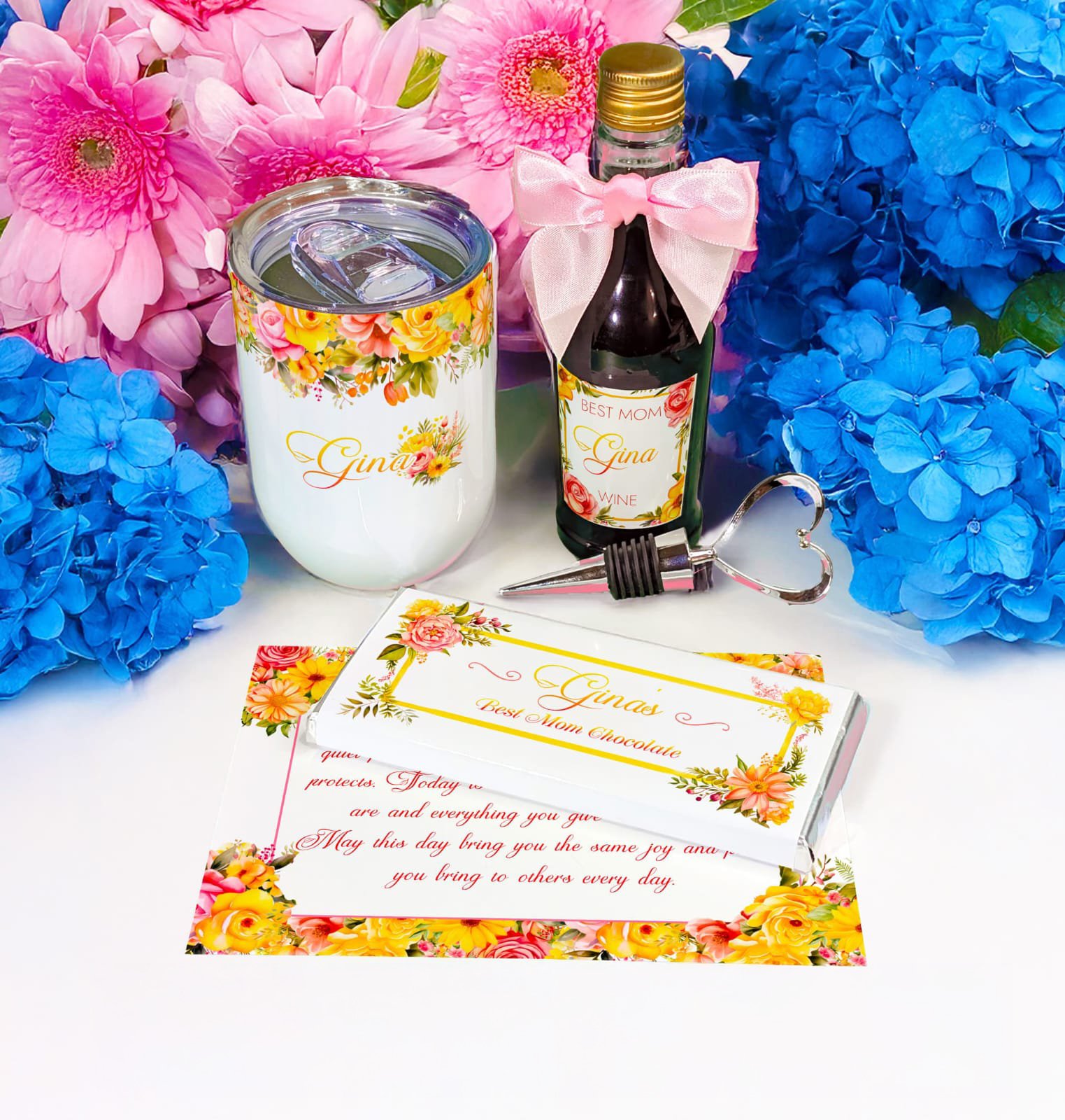 Yellow Vibrant English Garden Floral Giftbox