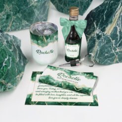 Green Gilded Geode Giftbox