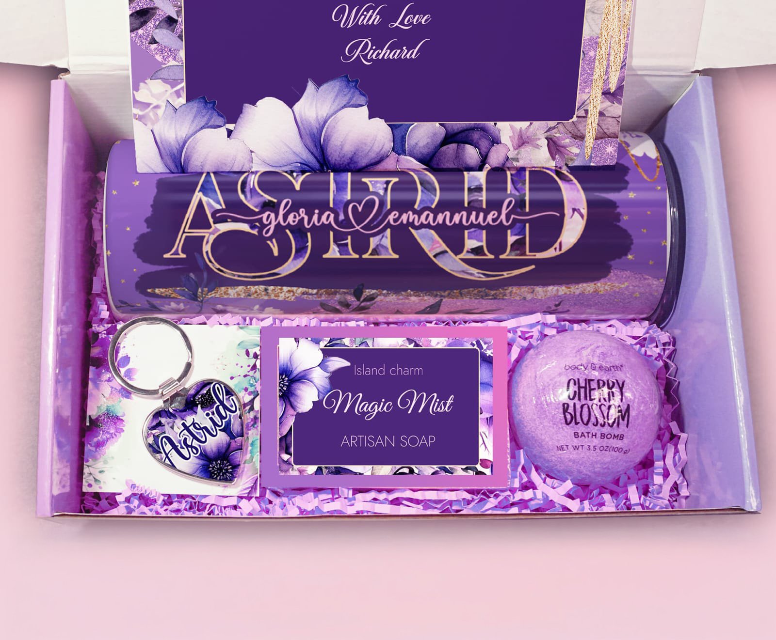 Purple Floral Mother's Day Giftbox