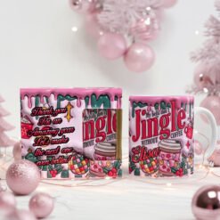 Retro Pink Jingle Juice Mug