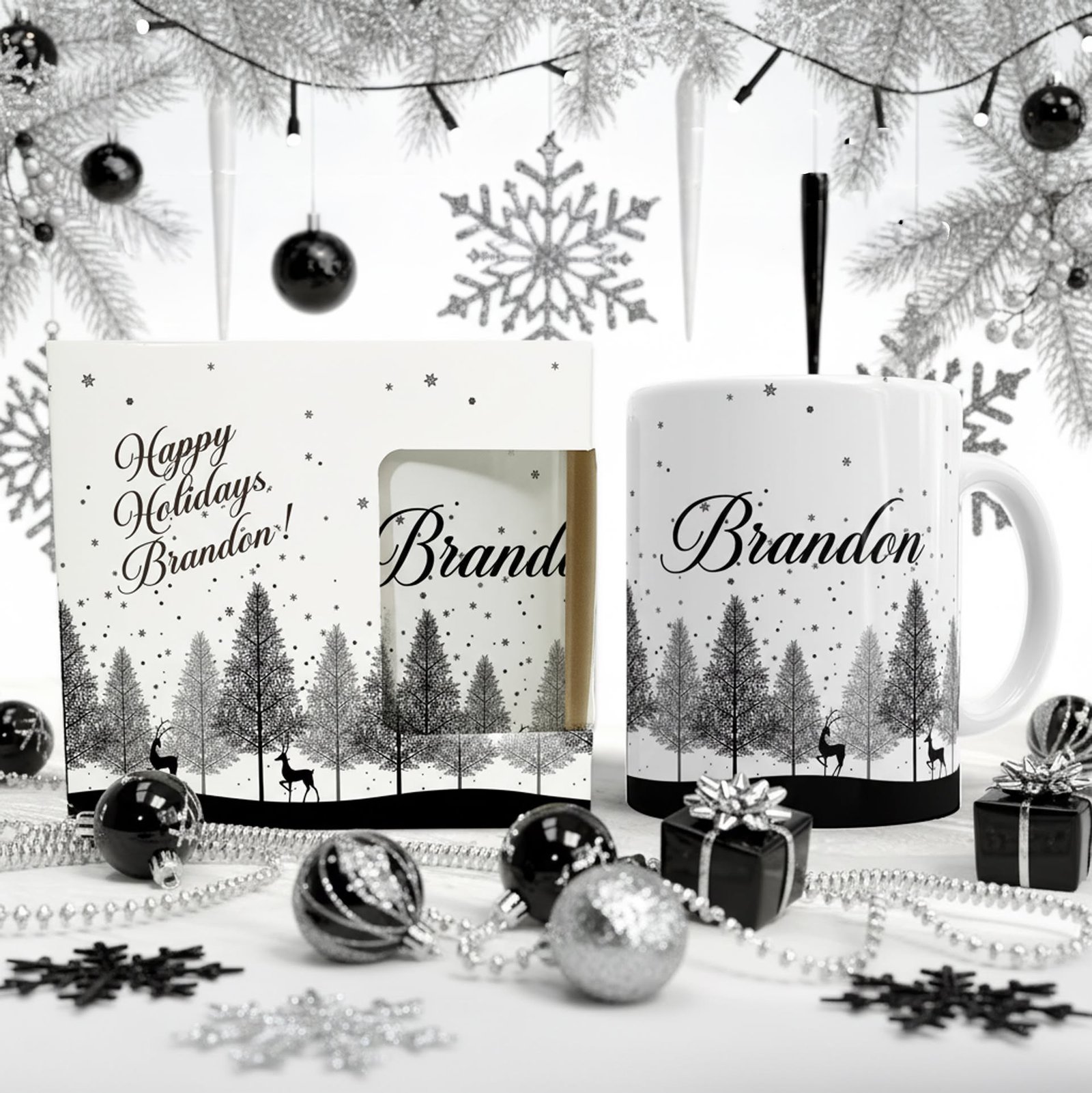 Midnight Forest Winter Mug