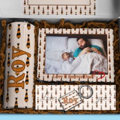 Orange Tie Frame Giftbox