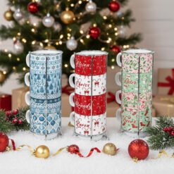 Alternative view of Togetherness Holiday Mug Tower