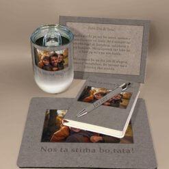 Dark Gray Stone Wash Texture Giftbox