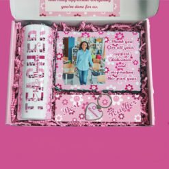 Pink Flowers Teacher Giftbox